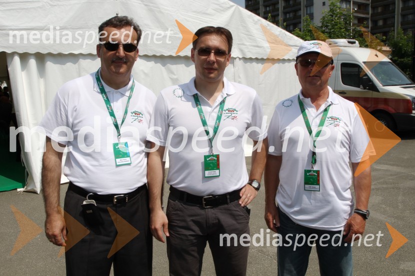 Milan Karoli, direktor Terme Radenci d.o.o., Gorazd Gider, direktor marketinga v Zdravilišču Radenci, ...31. Maraton treh src, reportaža