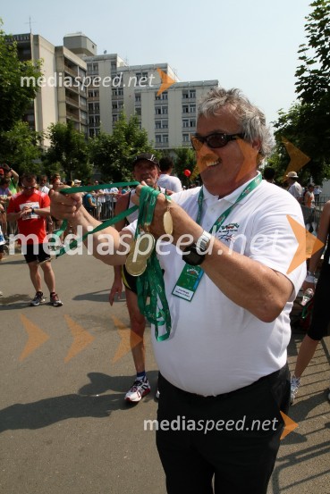 Zvonko Murgelj, direktor podjetja Radenska31. Maraton treh src, udeleženci