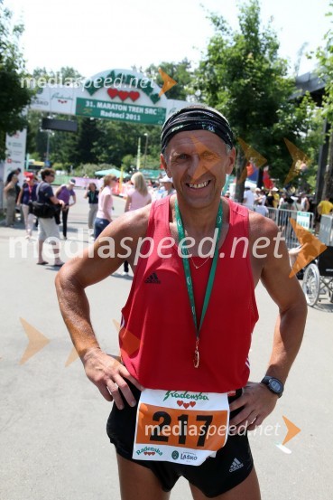Miro Režonja, tek na 42 km31. Maraton treh src, udeleženci