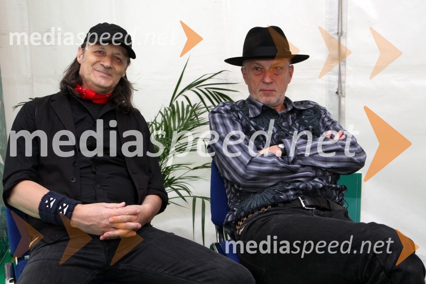 Miro Tomassini, kitarist Malih bogov in Vlado Kreslin, pevec31. Maraton treh src, reportaža