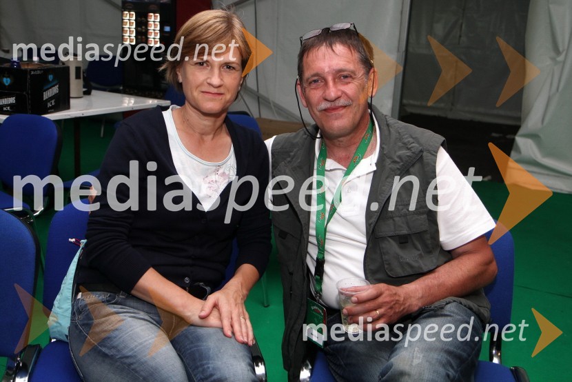 ... in Emil Šmid, povezovalec prireditve31. Maraton treh src, reportaža