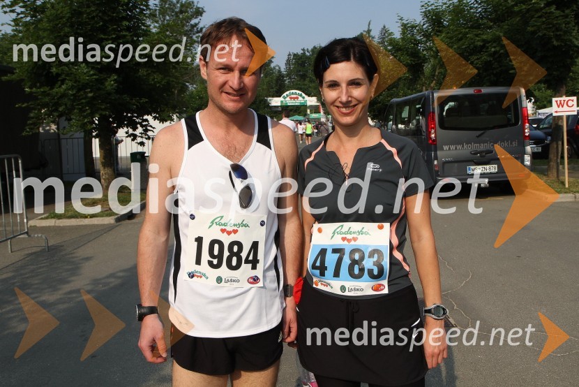 Dr. Fürtös András, tek na 21km in dr. Fürtös Ildikó, tek na 10km31. Maraton treh src, udeleženci