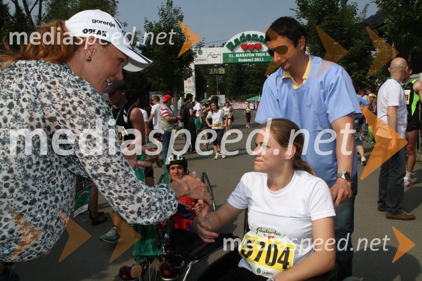 Petra Majdič, smučarska tekačica, Rebeka Matečko, tek na 5,5, km, ...31. Maraton treh src, udeleženci