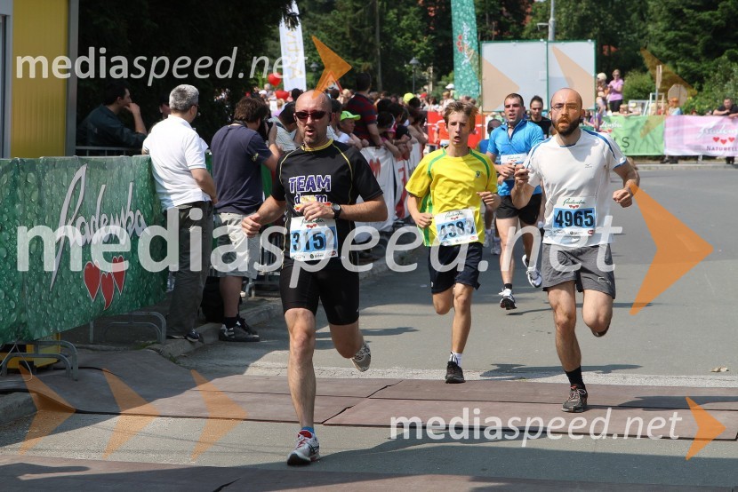 Robert Kraner, Blaž Horvat, Nejc Golob, tek na 10 km31. Maraton treh src, udeleženci