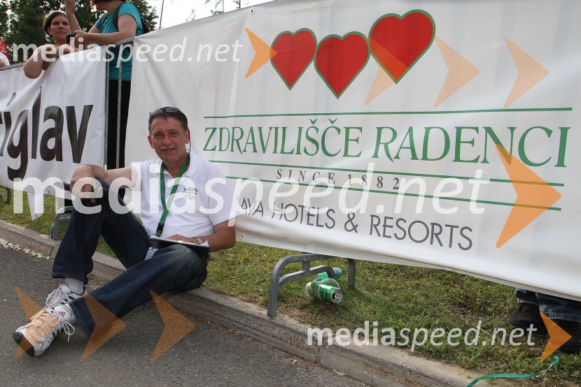 Emil Šmid, povezovalec prireditve31. Maraton treh src, reportaža