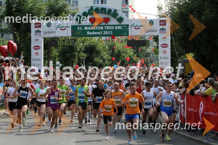 31. Maraton treh src, udeleženci