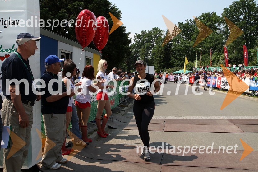 Katja Obleščak, tek na 21 km31. Maraton treh src, udeleženci