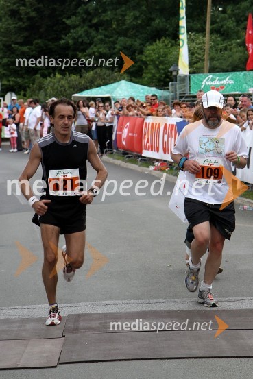 Željko Brljak in Borut Gruden, tek na 42 km31. Maraton treh src, udeleženci