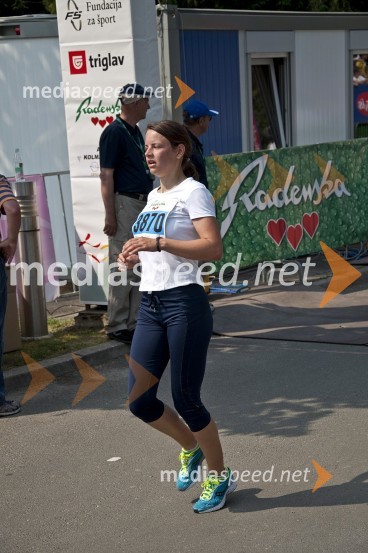 Ajda Pristavec, 4. mesto na teku 10 km ženske31. Maraton treh src, udeleženci