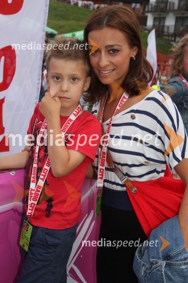 Sara Galić in sin Marin16. rojstni dan Radia City