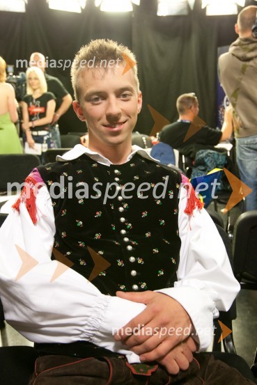 Aljaž PepelnjakSlovenija ima talent, snemanje četrte polfinalne oddaje