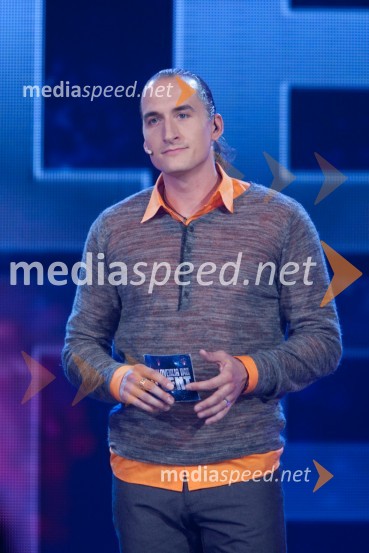 Vid Valič, voditeljSlovenija ima talent, snemanje četrte polfinalne oddaje