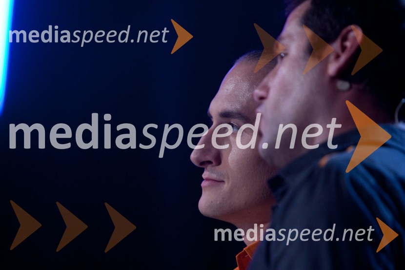 Vid Valič, voditeljSlovenija ima talent, snemanje četrte polfinalne oddaje