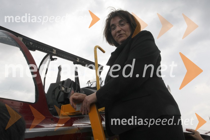 Ljubica Jelušič, ministrica za obramboLetalski miting Aviofun 2011