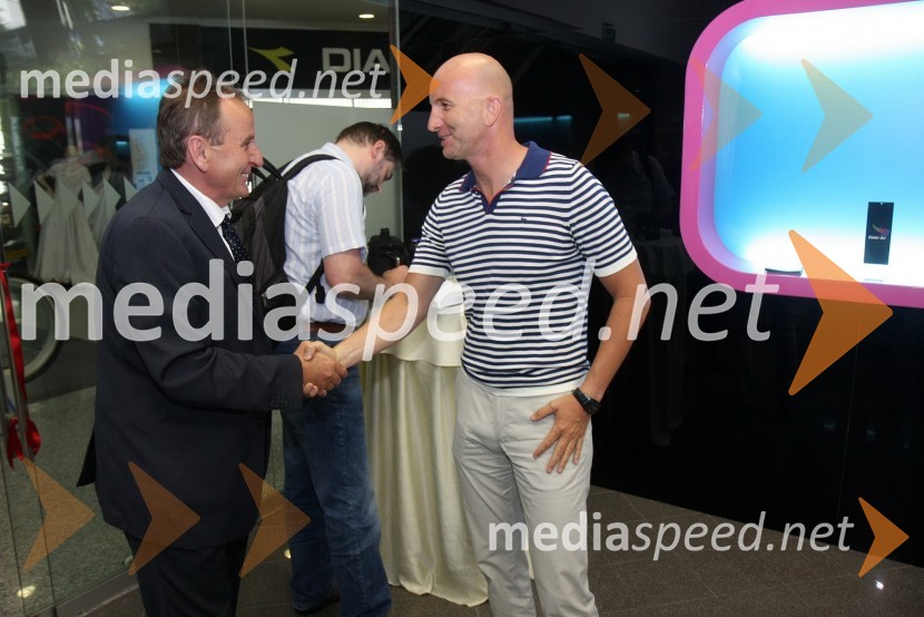 Miran Györek, poslanec in Denis Bolčina, Skupina KeterKeter Air d.o.o., odprtje poslovne enote v Murski Soboti