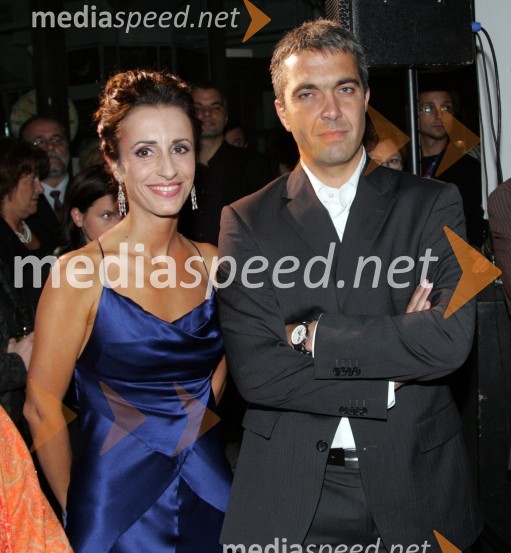 Marko Arsenovič, direktor podjetja S.Oliver SLO in soproga Maja Arsenovič, direktorica marketinga podjetja S.Oliver SLOOtvoritev Galerije Gosposke