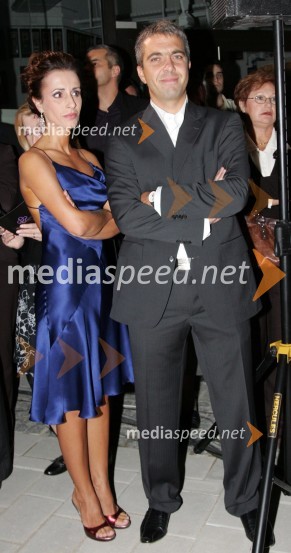 Marko Arsenovič, direktor podjetja S.Oliver SLO in soproga Maja Arsenovič, direktorica marketinga podjetja S.Oliver SLOOtvoritev Galerije Gosposke