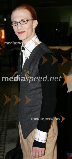 Eric Maj Potočnik, modni kreator znamke MEMCoutureOtvoritev Galerije Gosposke