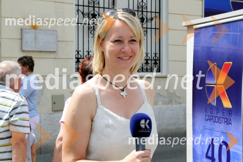 Emanuela  Gerrardi, novinarka TV Koper – Capodistria40 let TV Koper