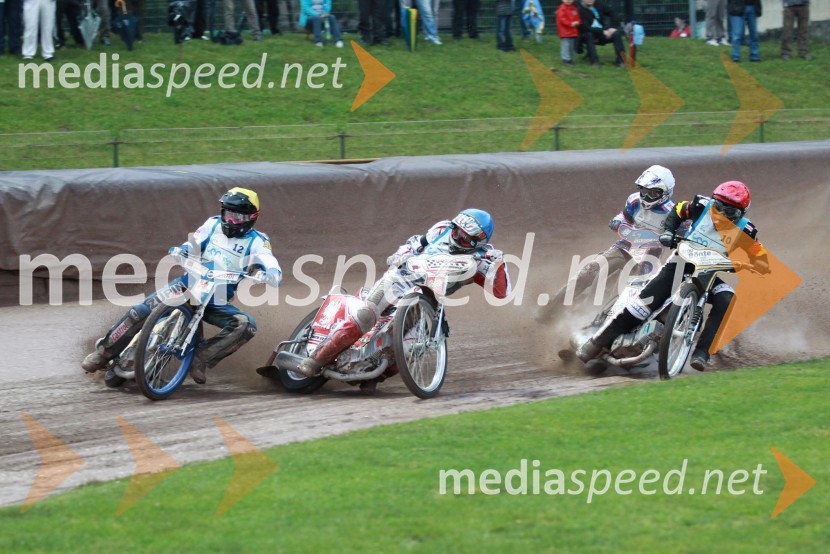 Frank Facher, Nemčija, Marcin Jedrzejewski, Poljska, Matija Duh, AMD Krško, Stange Thomas, DanskaSpeedway 28. Zlati znak občine Krško