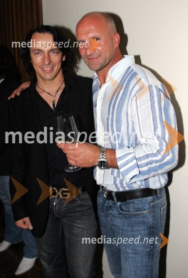 Marjan Simčič in Aleš Kristančič, vinogradnikaOtvoritev Galerije Gosposke