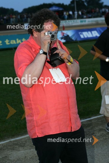 Angleški sodnik speedway grand prix dirk Tony SteeleSPEEDWAY, otvoritev stadiona Milenium