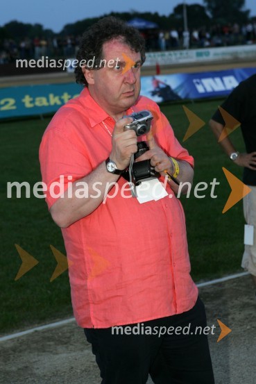 Angleški sodnik speedway grand prix dirk Tony SteeleSPEEDWAY, otvoritev stadiona Milenium