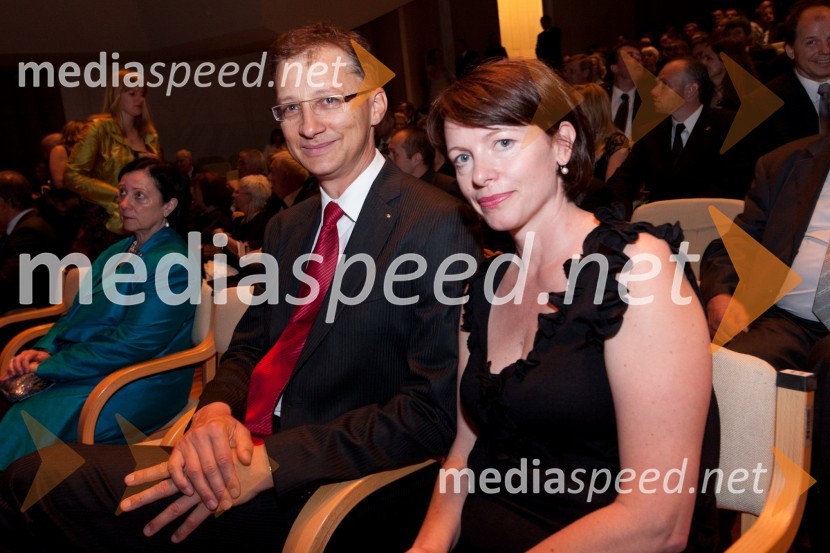 Igor Lukšič, minister za šolstvo in šport in soproga dr. Marta Macedoni LukšičSlovesnost ob ustanovitvi Rotary International District 1912