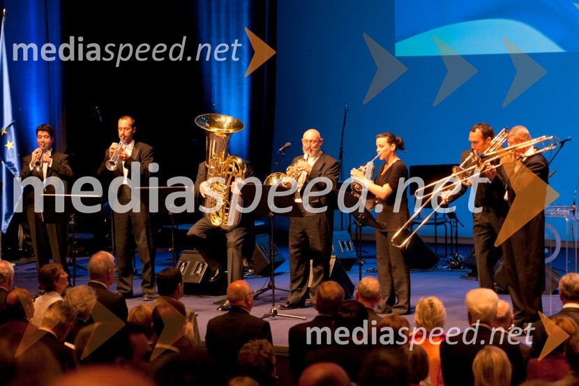 Trobilni ansambel Slovenske filharmonijeSlovesnost ob ustanovitvi Rotary International District 1912