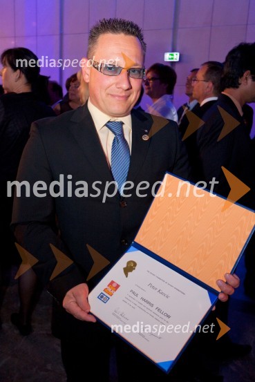 Peter Kavčič, prejemnik Paul Harris Fellow plakete
Slovesnost ob ustanovitvi Rotary International District 1912