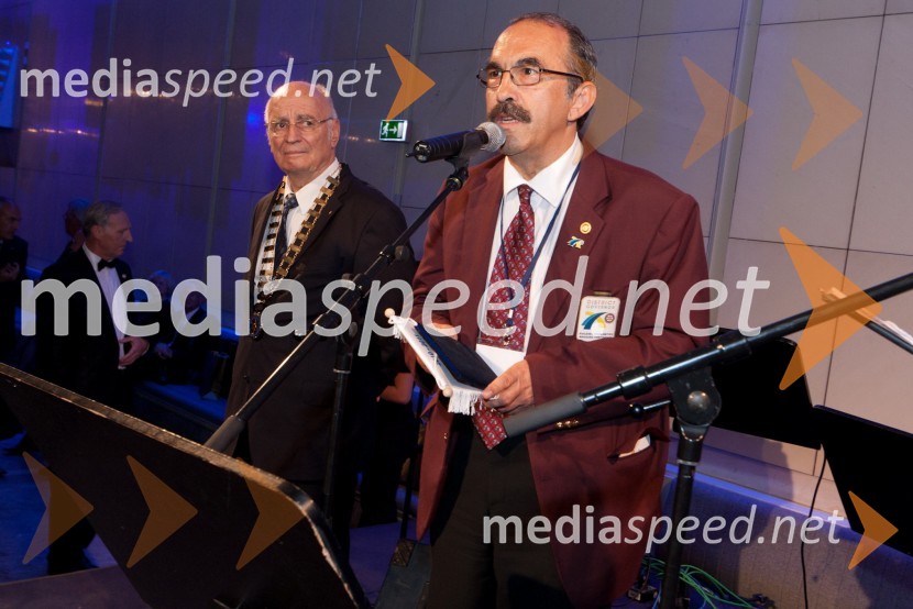 Stanko Ojnik, prvi guverner Distrikta 1912 in ...Slovesnost ob ustanovitvi Rotary International District 1912