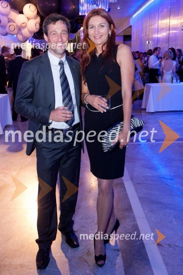 Bojan Belehar in Tonja Čadež, Rotary KranjSlovesnost ob ustanovitvi Rotary International District 1912