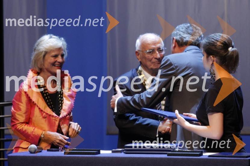 Stanko Ojnik, prvi guverner Distrikta 1912, Barbara Kamler Wild, guvernerka distrikta 1910, Nedjan Brataševec, častni konzul Poljske, ...Slovesnost ob ustanovitvi Rotary International District 1912