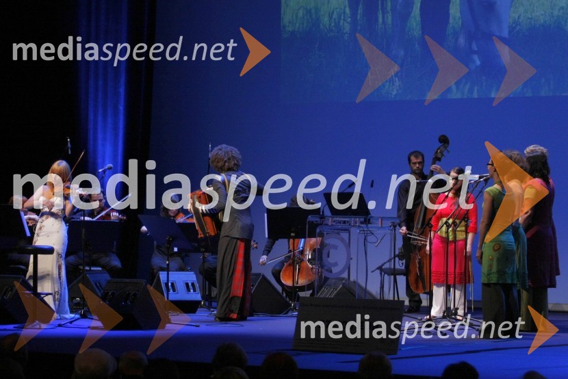 Maja Savnik, violinistka, Janez Dovč, harmonikar, godalni kvartet Escape in vokalna skupina KaticeSlovesnost ob ustanovitvi Rotary International District 1912