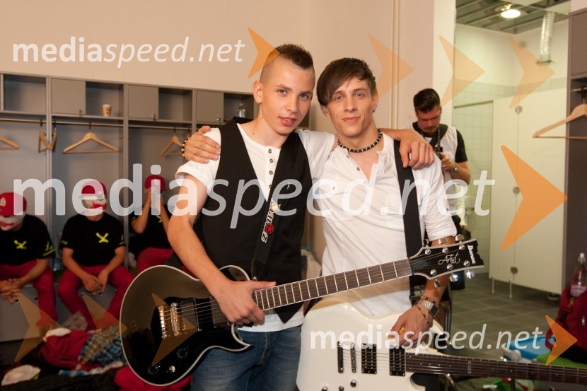 Žan Serčič in Jaka VižintinSlovenija ima talent, veliki finale