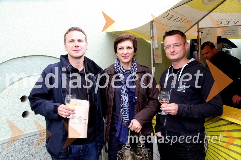Borut Cvetkovič, direktor podjetja Radgonske gorice, d.d. in soproga Alenka, ...5. Dan odprtih kleti, tradicionalna prireditev Radgonskih goric