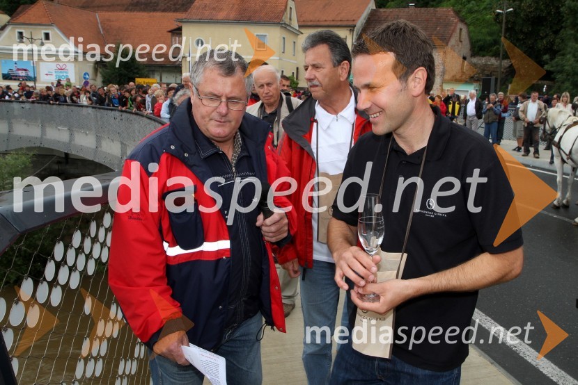 Branko Klun, Anton Kampuš, župan Občine Gornja Radgona, Borut Cvetkovič, direktor podjetja Radgonske gorice d.d.5. Dan odprtih kleti, tradicionalna prireditev Radgonskih goric