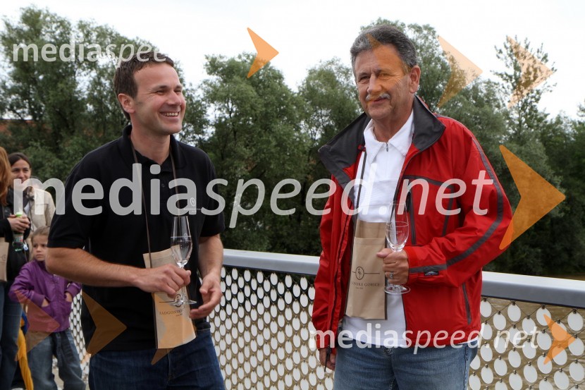 Borut Cvetkovič, direktor podjetja Radgonske gorice d.d. in Anton Kampuš, župan Občine Gornja Radgona5. Dan odprtih kleti, tradicionalna prireditev Radgonskih goric