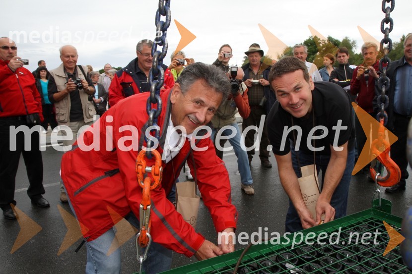 Anton Kampuš, župan Občine Gornja Radgona in Borut Cvetkovič, direktor podjetja Radgonske gorice d.d.5. Dan odprtih kleti, tradicionalna prireditev Radgonskih goric