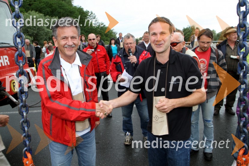 Anton Kampuš, župan Občine Gornja Radgona in Borut Cvetkovič, direktor podjetja Radgonske gorice d.d.5. Dan odprtih kleti, tradicionalna prireditev Radgonskih goric