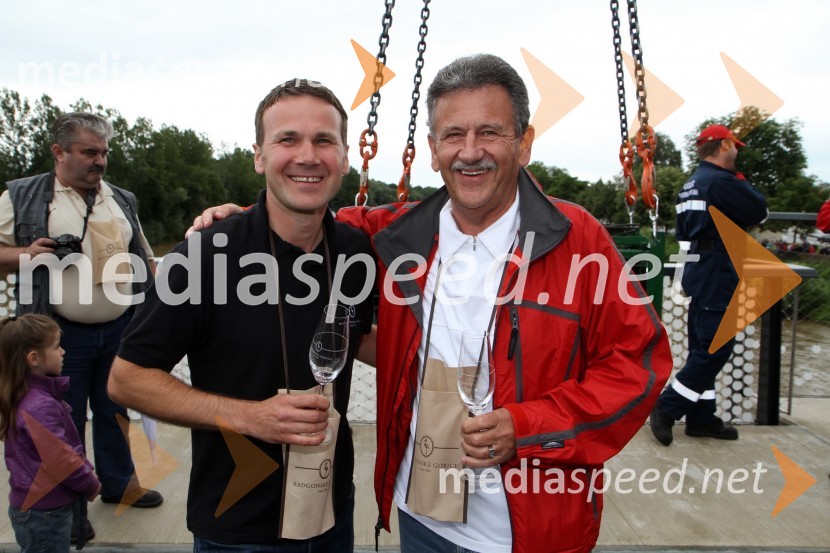 Borut Cvetkovič, direktor podjetja Radgonske gorice d.d. in Anton Kampuš, župan Občine Gornja Radgona5. Dan odprtih kleti, tradicionalna prireditev Radgonskih goric