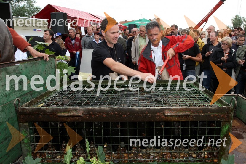 Borut Cvetkovič, direktor podjetja Radgonske gorice d.d. in Anton Kampuš, župan Občine Gornja Radgona5. Dan odprtih kleti, tradicionalna prireditev Radgonskih goric