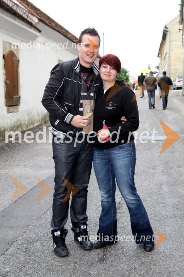 Andrej Mernik, radijski moderator in Andreja Novak, Radgonske gorice5. Dan odprtih kleti, tradicionalna prireditev Radgonskih goric