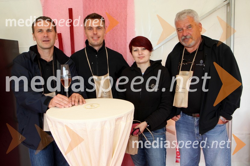 Borut Cvetkovič, direktor podjetja Radgonske gorice d.d., Sandi Brumen, vodja marketinga v podjetju Radgonske gorice d.d., Andreja Novak, Radgonske gorice in Branko Križan, vodja prodaje v podjetju Radgonske gorice5. Dan odprtih kleti, tradicionalna prireditev Radgonskih goric
