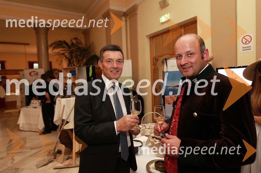 Alojz Jurjec, direktor Piranske solineOkusi Slovenije v Celovcu, sprejem ob 20. obletnici državnosti Slovenije