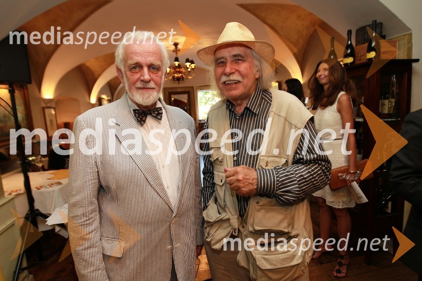 Mitja Meršol, licitator in Jože Špacal, slikarMlado in staro za dobrodelnost: Predstavitev novega letnika vin in dobrodelna dražba P&F Jeruzalem Ormož in Ljutomer