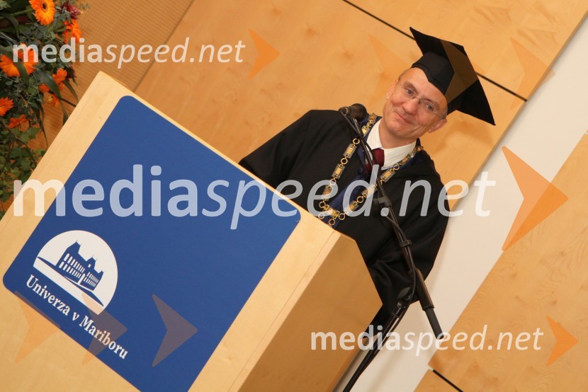 Prof. dr. Danijel Rebolj, rektor Univerze v MariboruUniverza v Mariboru, Promocija doktorjev znanosti