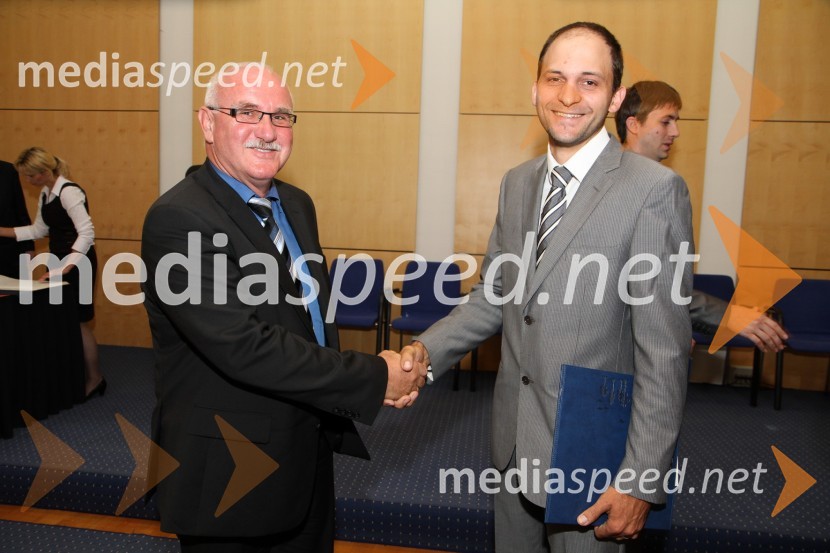 Prof. dr. Franc Bavec, Fakulteta za varnostne vede in dr. Matjaž Turinek, Fakulteta za varnostne vede
Univerza v Mariboru, Promocija doktorjev znanosti