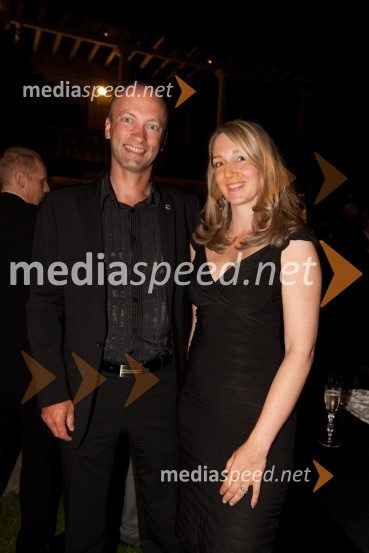 Tomaž Kastelic in Jasna SuhadolcKresna noč 2011, druženje Lions kluba Ljubljana Iliria