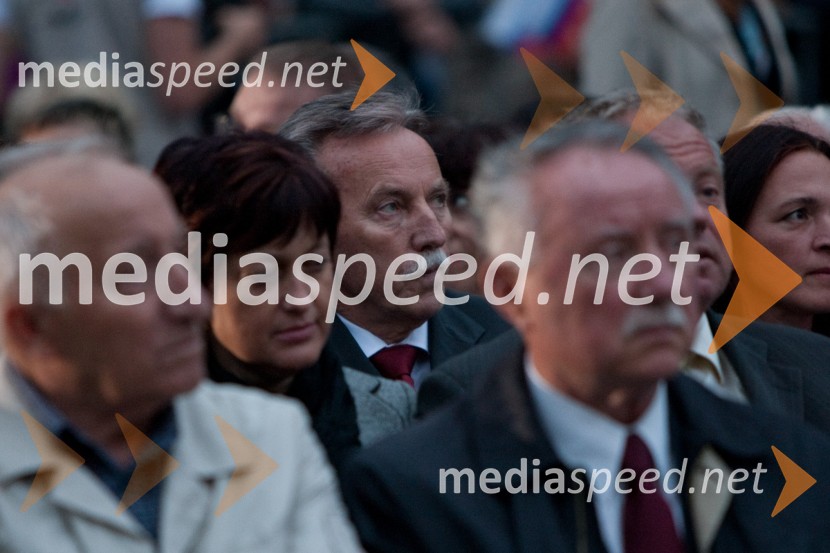 Dr. France Arhar, predsednik uprave UniCredit BankOsrednja državna počastitev dneva državnosti in 20. obletnice samostojnosti Slovenije